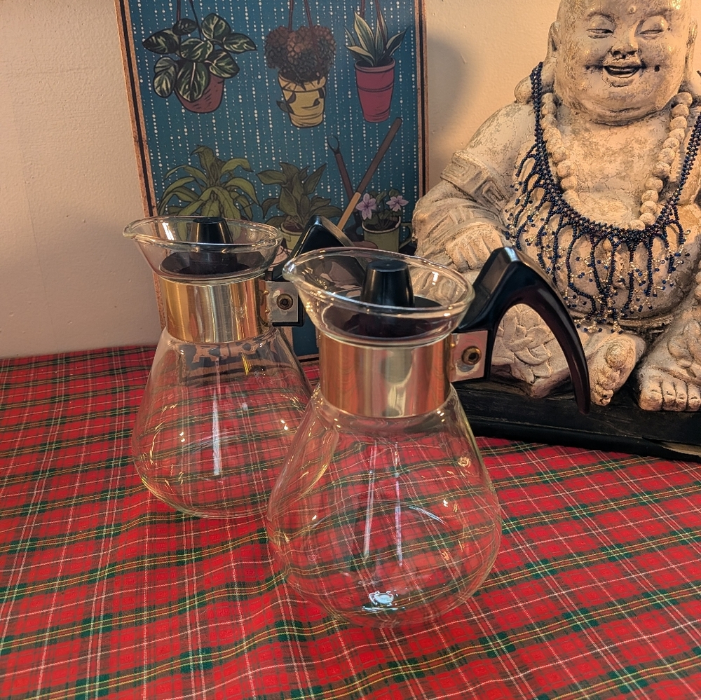 MCM Corningware Glass Coffee Carafe Set